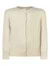 Polo Ralph Lauren Cable-knit Cardigan In Neutral