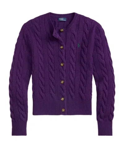 POLO RALPH LAUREN CABLE-KNIT CARDIGAN