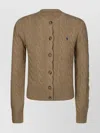 Polo Ralph Lauren Wool And Cashmere Cable Cardigan
