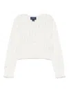 Polo Ralph Lauren Cable-knit Cardigan In White