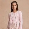 Polo Ralph Lauren Cable-knit Cashmere Cardigan In Morning Pink