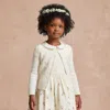 Polo Ralph Lauren Kids' Cable-knit Cashmere Cardigan In Warm White