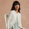 Polo Ralph Lauren Cable-knit Cashmere Cardigan In Warm White