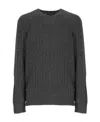 Polo Ralph Lauren Cable-knit Wool-cashmere Sweater In Black