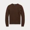 Polo Ralph Lauren Cable-knit Cashmere Jumper In Brown