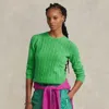 Polo Ralph Lauren Cable-knit Cashmere Jumper In Green