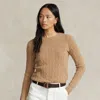 Polo Ralph Lauren Cable-knit Cashmere Jumper In Neutral