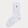 Polo Ralph Lauren Cable-knit Cotton Crew Socks In White