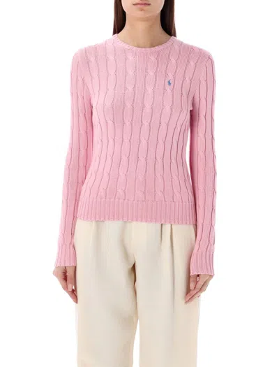 POLO RALPH LAUREN POLO RALPH LAUREN CABLE-KNIT COTTON CREWNECK SWEATER