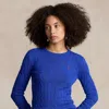 Polo Ralph Lauren Julianna Wool And Cashmere Blend Sweater In Rugby Royal