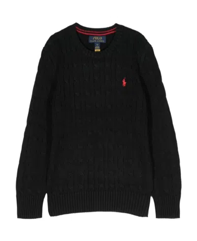 Polo Ralph Lauren Kids' Pullover In Black