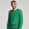 Polo Ralph Lauren Cable-knit Cotton Jumper In Green