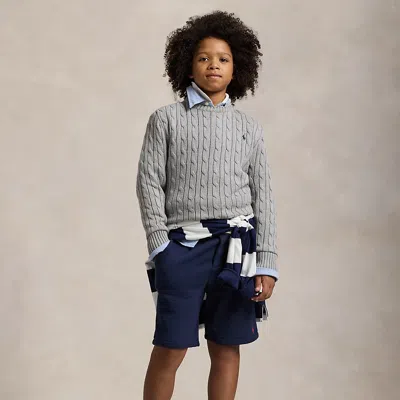 POLO RALPH LAUREN RALPH LAUREN CABLE-KNIT COTTON SWEATER