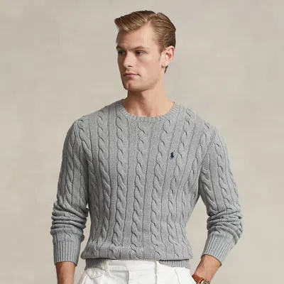 POLO RALPH LAUREN CABLE-KNIT COTTON SWEATER,0043834449