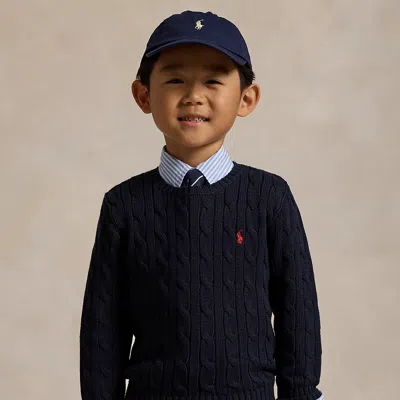 POLO RALPH LAUREN RALPH LAUREN CABLE-KNIT COTTON SWEATER