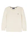 Polo Ralph Lauren Nevis Cable-knit Sweater In Neutral