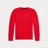Polo Ralph Lauren Kids' Big Boys Cable- Knit Crewneck Sweater In Rl 2000 Red
