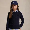 Polo Ralph Lauren Kids' Cable-knit Cotton Sweater In Rl Navy