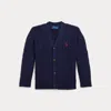 Polo Ralph Lauren Cable-knit Cotton V-neck Cardigan In Rl Navy