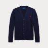 Polo Ralph Lauren Big Boys Cable-knit Cotton V-neck Cardigan Sweater In Rl Navy