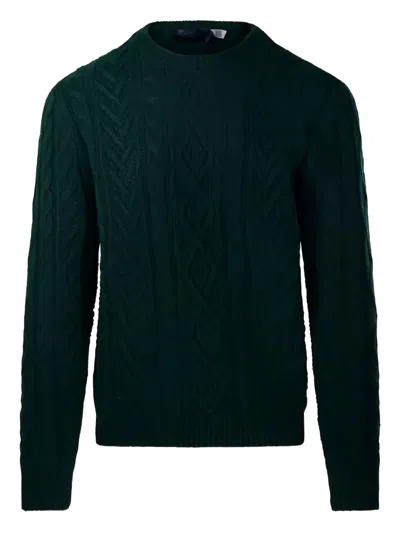 Polo Ralph Lauren Cable-knit Crew-neck Sweater In Green
