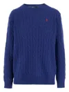 Polo Ralph Lauren Sweater Pull Oversize In Blue
