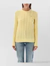 Polo Ralph Lauren Julianna Cable Knit Sweater In Fall Yellow 24