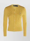 Polo Ralph Lauren Yellow Cotton Knitwear In Yellow