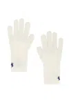 Polo Ralph Lauren Wool & Cashmere Classic Gloves In Cream
