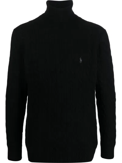 POLO RALPH LAUREN POLO RALPH LAUREN CABLE KNIT HIGH-NECK SWEATER