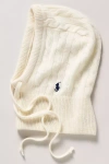 Polo Ralph Lauren Cable-knit Hood In Neutral
