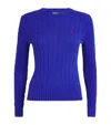 Polo Ralph Lauren Julianna Wool And Cashmere Blend Sweater In Blue