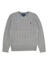 Polo Ralph Lauren Cable-knit Jumper In 灰色