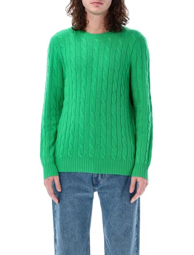Polo Ralph Lauren Cable-knit Jumper In Green