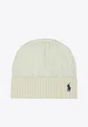 Polo Ralph Lauren Wool And Cashmere Beanie In Neutral