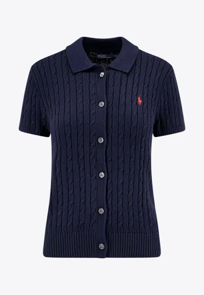 Polo Ralph Lauren Cable Knit Logo Polo T-shirt