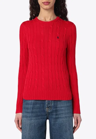 Polo Ralph Lauren Cable Knit Logo Sweater