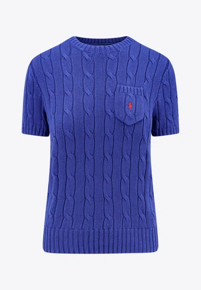 Polo Ralph Lauren Cable Knit Logo Top