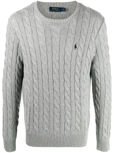 POLO RALPH LAUREN CABLE KNIT LONG SLEEVE SWEATER