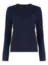 Polo Ralph Lauren Cable-knit Long-sleeve Sweater In Blue