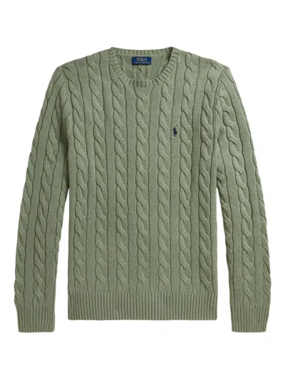 POLO RALPH LAUREN CABLE-KNIT LONG-SLEEVED SWEATER