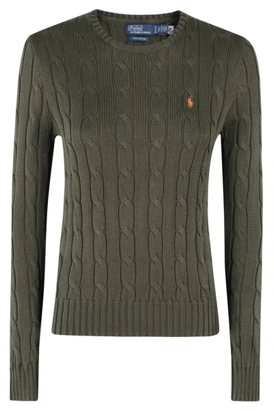 POLO RALPH LAUREN POLO RALPH LAUREN CABLE KNIT LONG-SLEEVED SWEATER