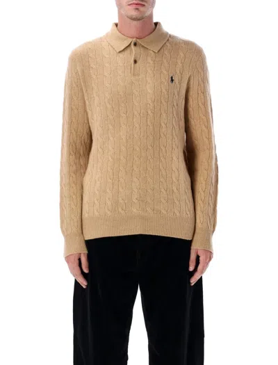 POLO RALPH LAUREN CABLE KNIT POLO