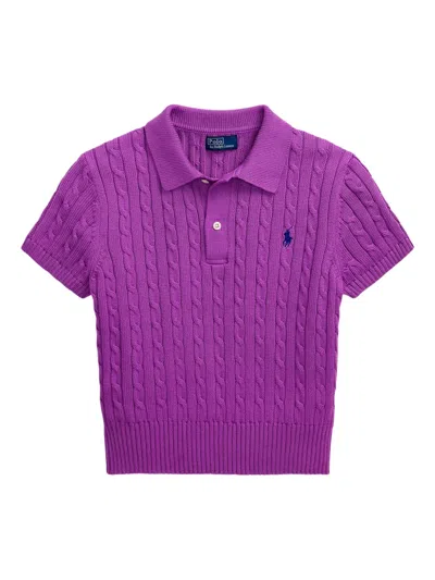 Polo Ralph Lauren Poloshirt Mit Zopfmuster