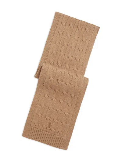 POLO RALPH LAUREN CABLE-KNIT SCARF