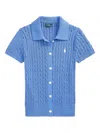 Polo Ralph Lauren Cable-knit Short-sleeve Cardigan