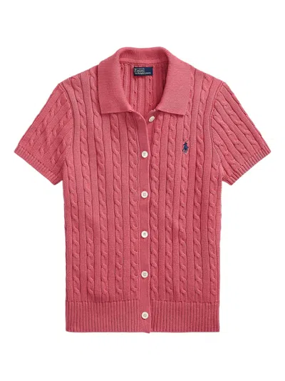 Polo Ralph Lauren Cable-knit Short-sleeve Cardigan