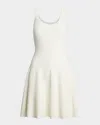 Polo Ralph Lauren Cable-knit Sleeveless Sweater Dress In Cream