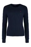 Polo Ralph Lauren Cable Knit Sweater In Blue