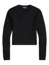 Polo Ralph Lauren Cable-knit Sweater In Black